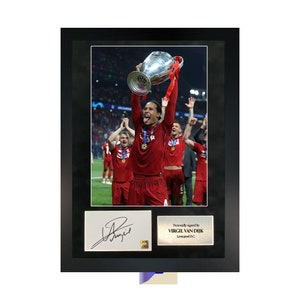 Virgil van Dijk | A3 Hand-Signed Photo Frame W/ COA