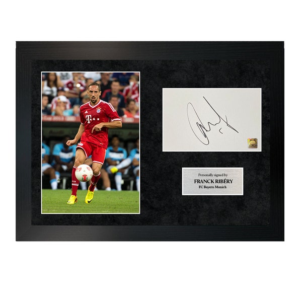 Franck Ribery | A4 Hand-Signed Photo Frame W/ COA