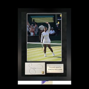 Serena Williams | A3 Hand-Signed Photo Frame W/ COA