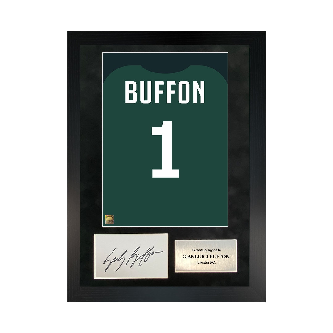 Gianluigi Buffon | Hand-Signed Shirt Back Poster Frame W/ COA