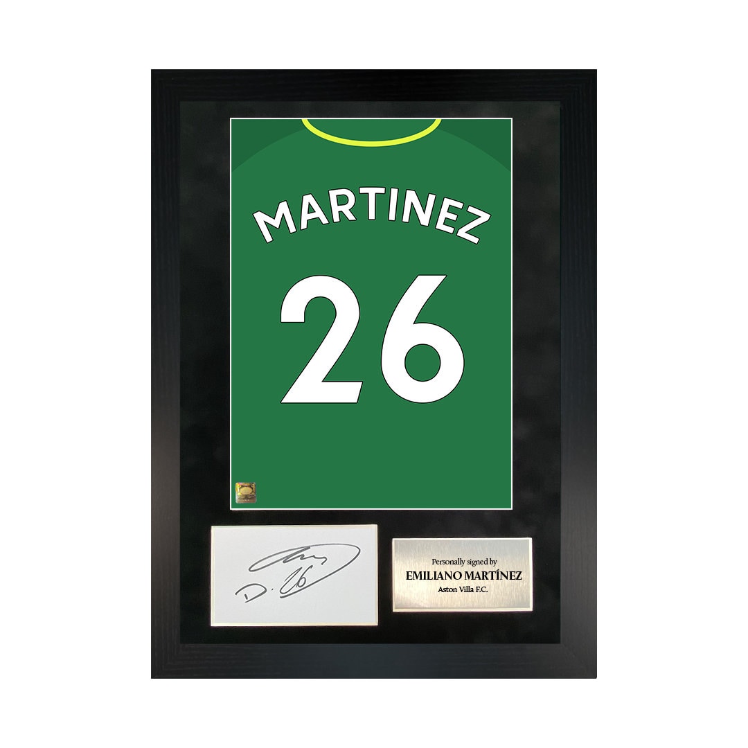 emiliano-mart-nez-hand-signed-shirt-back-poster-frame-w-coa-etsy-uk