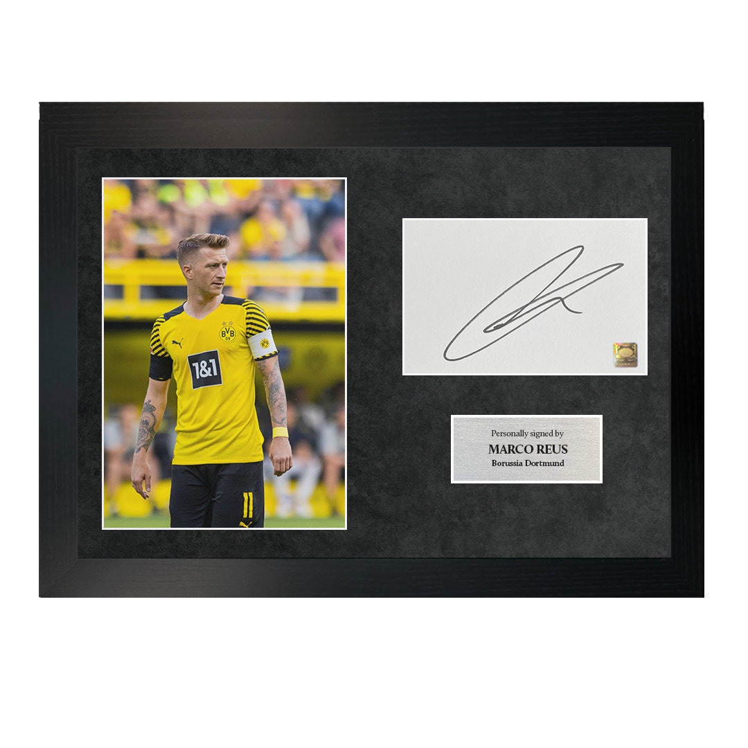 Marco Reus | A4 Hand-signed Photo Frame W/ COA - Etsy