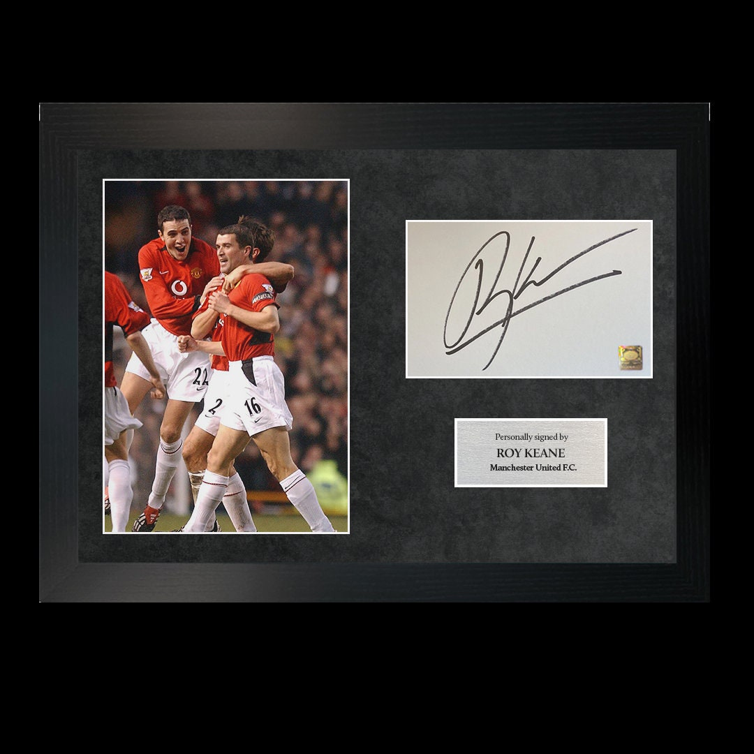 Carte Autographe Photo Signée Robbie Keane Format A4 - Avec Certificat D'authenticité, Cadeau Celtic, Souvenir Foot