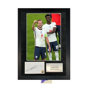 Harry Kane | A3 Hand-Signed Photo Frame W/ COA