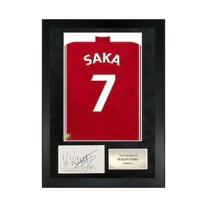 Buyako Saka | Hand-Signed Shirt Back Poster Frame W/ COA