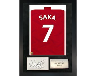 Buyako Saka | Hand-Signed Shirt Back Poster Frame W/ COA