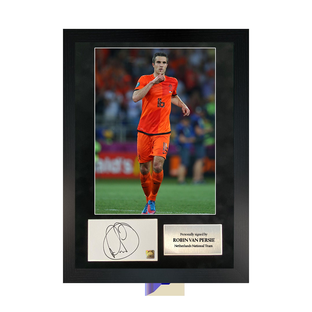 Robin van Persie | A3 Hand-Signed Photo Frame W/ COA