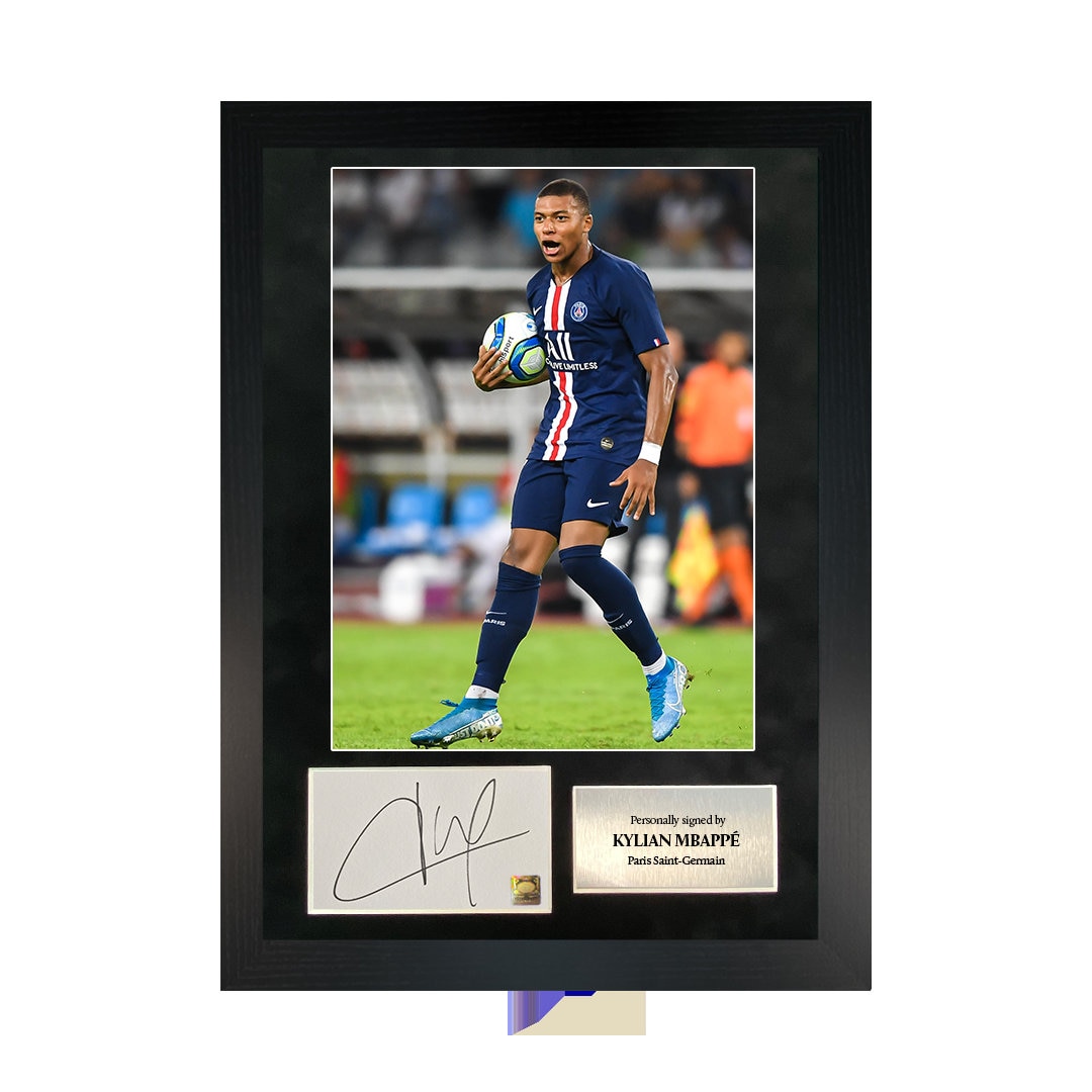 Kylian Mbappe | A3 Hand-Signed Photo Frame W/ COA