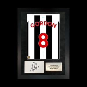 Anthony Gordon | Hand-Signed Shirt Back Poster Frame W/ COA