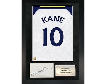 Harry Kane | Hand-Signed Shirt Back Poster Frame W/ COA