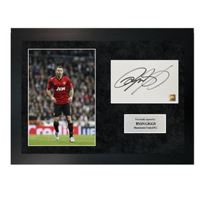 Ryan Giggs | A4 Hand-Signed Photo Frame W/ COA