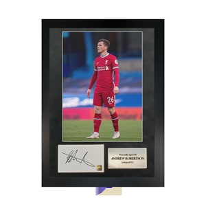 Andrew Robertson | A3 Hand-Signed Photo Frame W/ COA