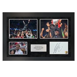 Jurgen Klopp | A3/A4 Hand-Signed Triple Photo Frame W/ COA
