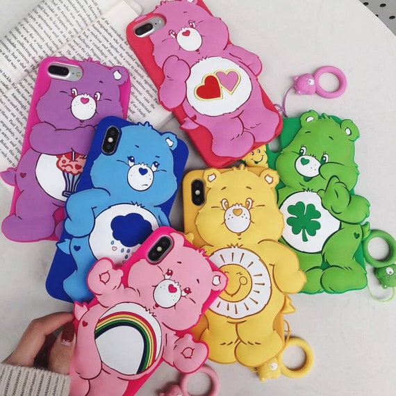 Silicone iPhone case | Care Bear phone case