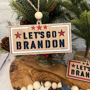 Let’s G o Brandon Ornament SVG