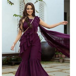 Pant saree online online