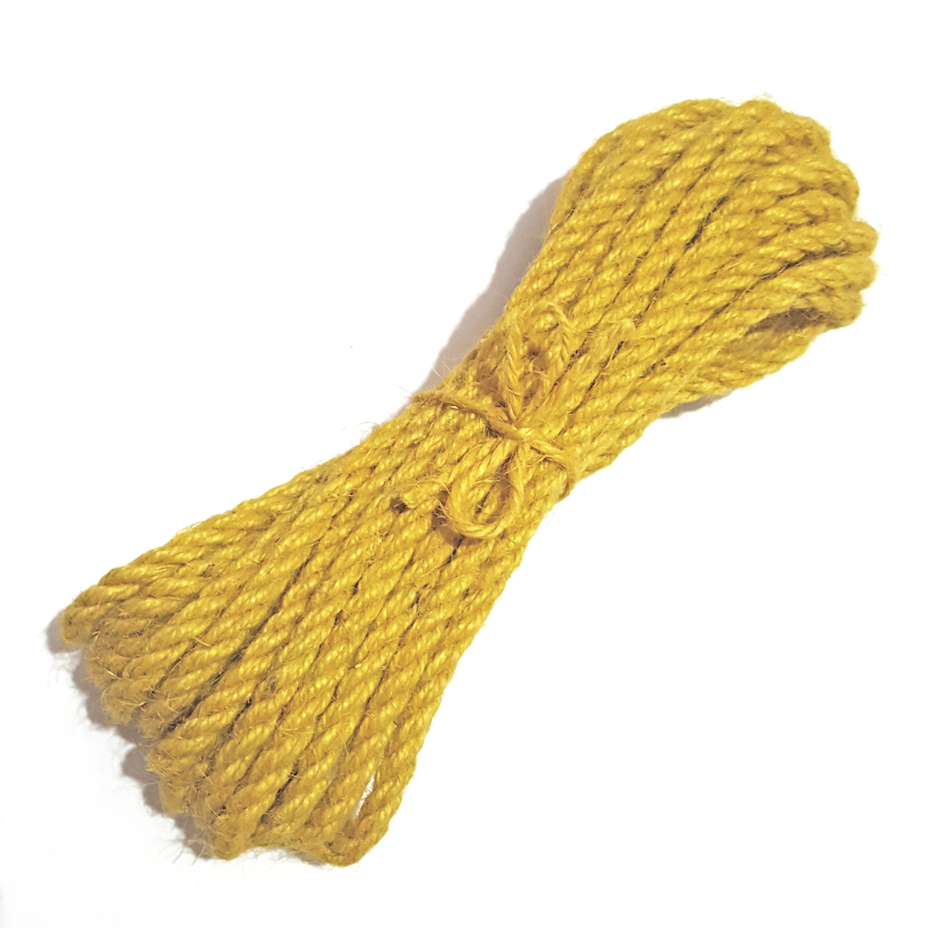 24 Colours of 7mm Thick Jute Rope for Arts Crafts Home Décor DIY Cream ...