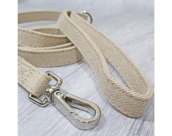 Natural Hemp Dog Lead Leash - Small Medium Large - Strong Comfortable Eco-Friendly Hypo-Allergenic UV-Resistant