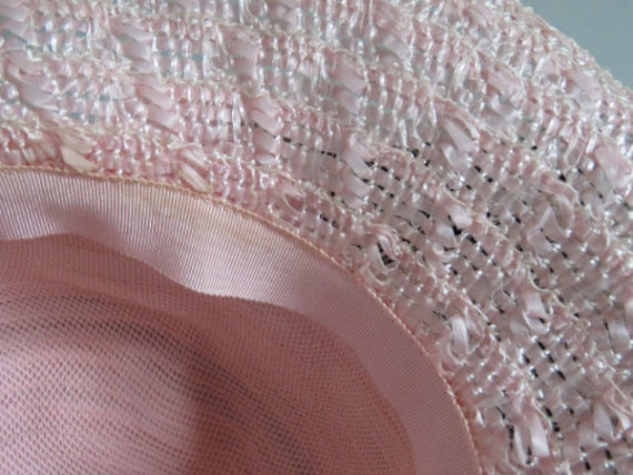 Vintage Ellen Faith | Ladies Sun Hat | Blush Pink… - image 7