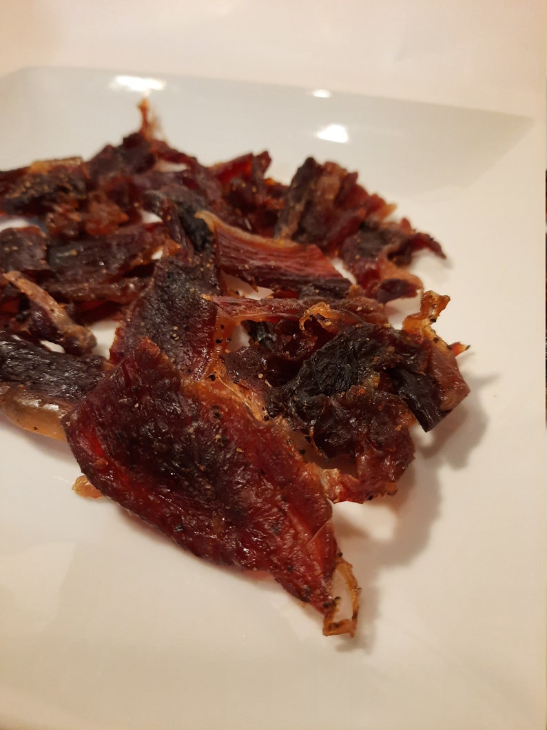 Wild Boar Jerky Wild Hog Jerky Tom's Wild Game Products Etsy