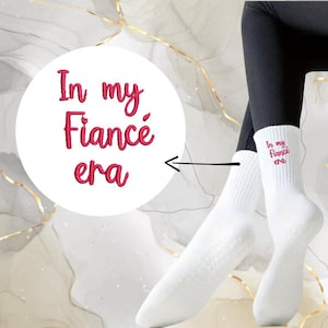 Custom Wedding Grip Socks Embroidered Pilates yoga grip name text logo Non slip personalised sock grip yoga socks with club name