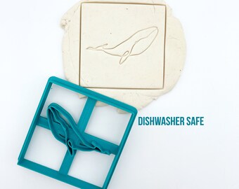 Whale cookie cutter - Dishwasher Safe - Cookies, Soaps, Ceramic