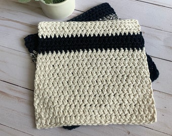 CROCHET DISHCLOTH - Crochet Pattern - Dishcloth Pattern - Washcloth Pattern - Easy Pattern - Ryan Dishcloth - PDF Crochet Pattern - Scrubby