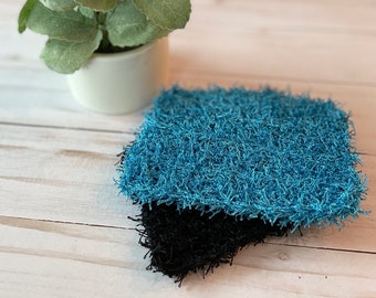 Crochet Dish Scrubby Pattern: Reusable Kitchen Sponge (PDF Pattern)