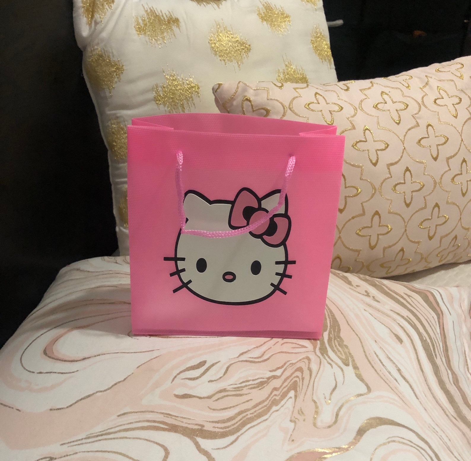 Hello Kitty Favor Bags Hello Kitty Candy Bags Individual Etsy
