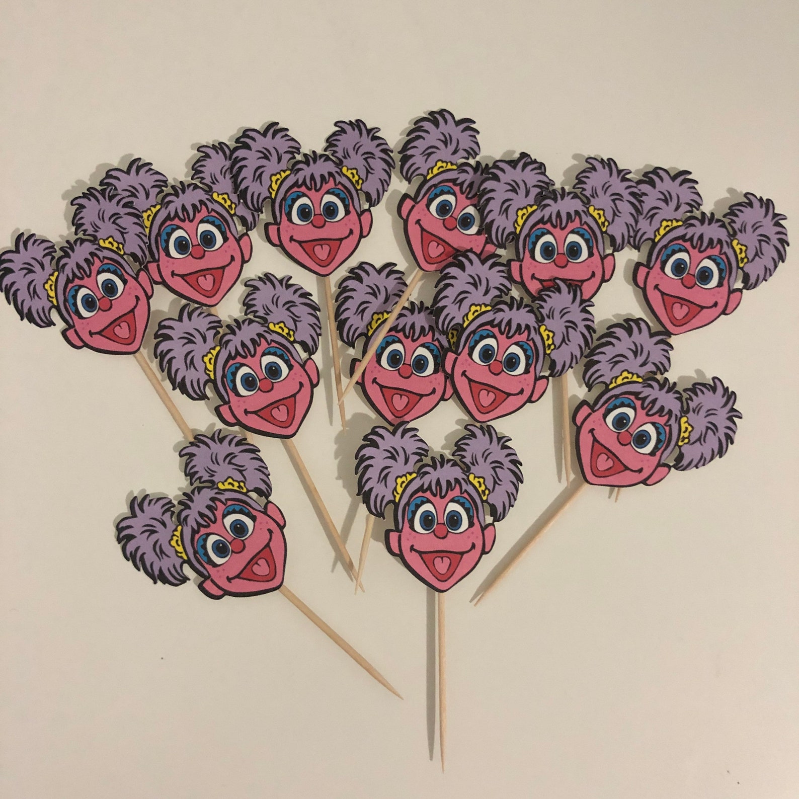 Abby Cadabby Cupcake Toppers Abby Cadabby Abby Cadabby Etsy
