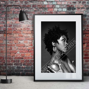 Impresión de Lauryn Hill, cultura pop, rapero, músico, retratos de HipHOP, póster de Lauryn Hill, artistas de HIPHOP, raperas, Fugees, cultura HipHOP