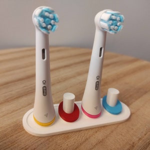 Oral-b iO Ständer für Zahnbürstenköpfe mit Farbringen Bild 1