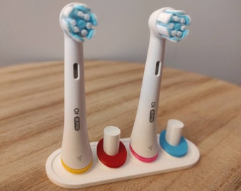 Soporte Oral-b iO para cabezales de cepillos de dientes anillos de colores