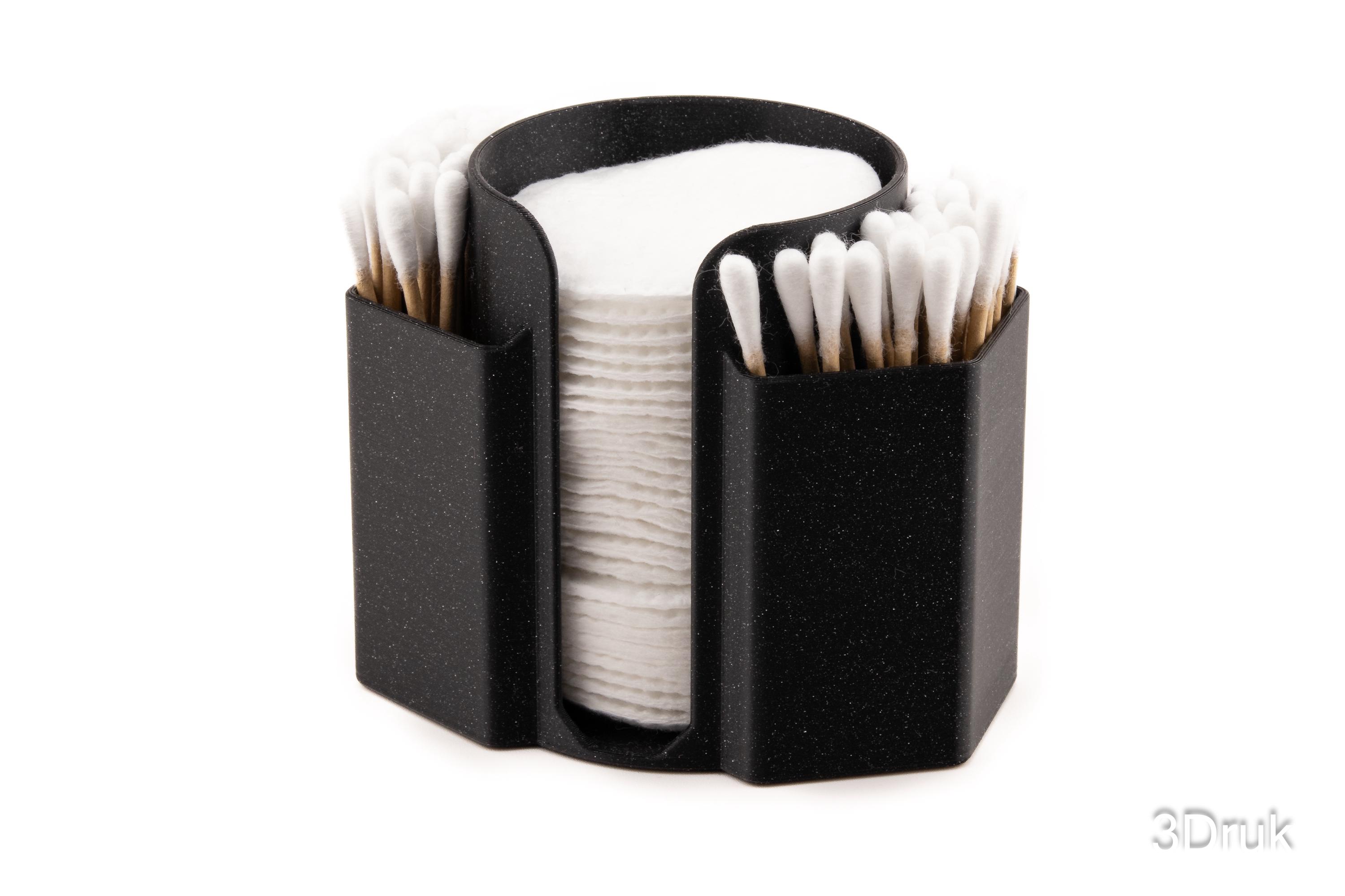 Lotus Q-Tip Halter – 4-fach, Stylisch & Praktisch Für Bad Oder Schminktisch | 8,9 Cm Hoch, 7,6 Cm Durchmesser