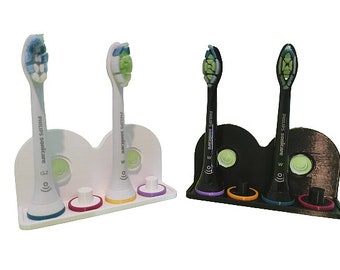 Philips Sonicare holder for toothbrush heads (sucker) color rings