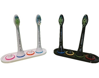 Philips Sonicare holder for toothbrush heads color rings | toothbrush stand | sonicare organizer|