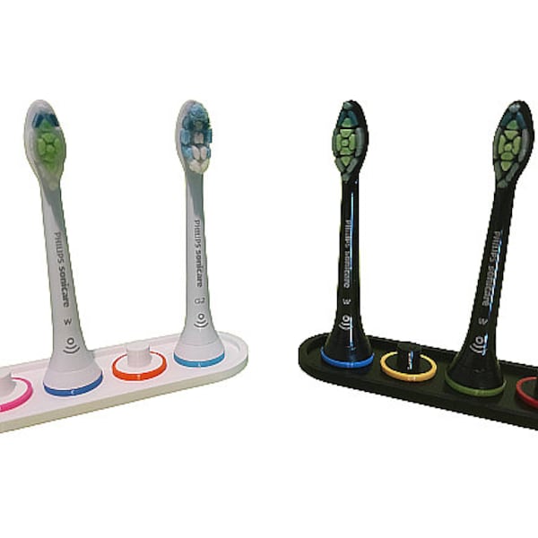 Philips Sonicare support pour têtes de brosse à dents anneaux de couleur | support de brosse à dents | organisateur sonicare|