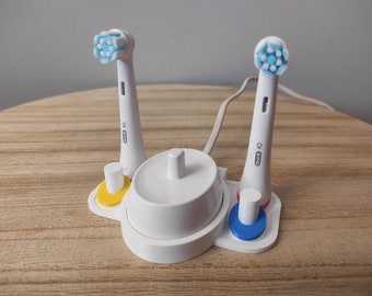 Oral-b iO 6 und niedrigere Halterung für Ladegerät und 4 Zahnbürstenköpfe (2+2)