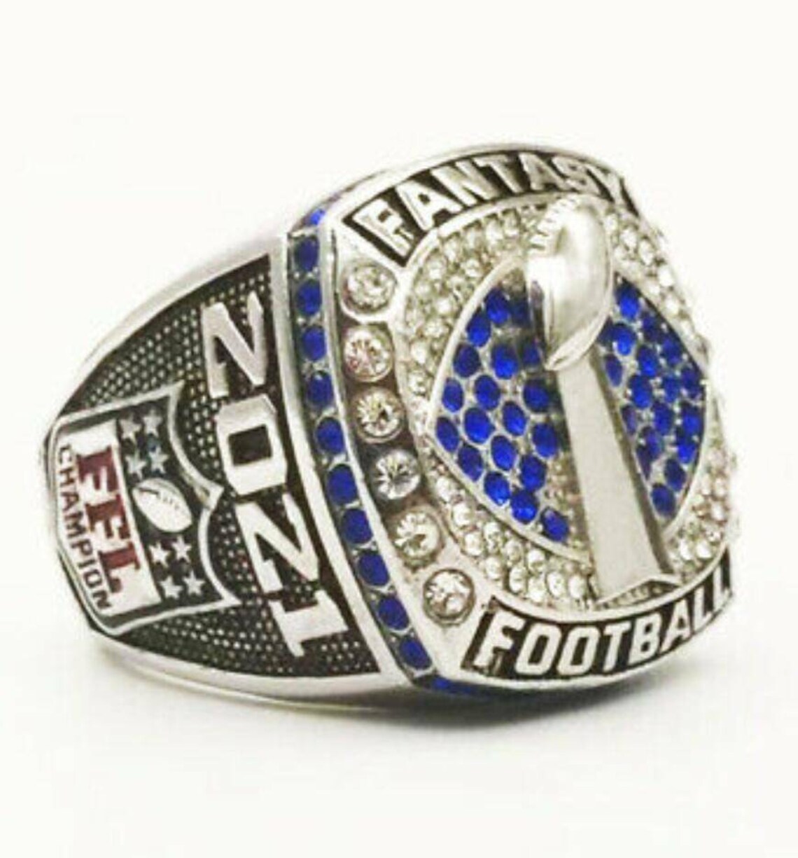 2021 Fantasy Football Championship Ring Etsy