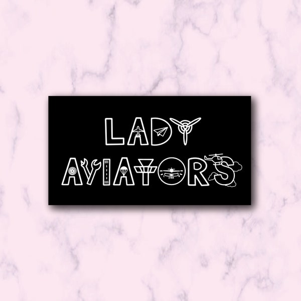 Lady Aviators "Do It All" Sticker