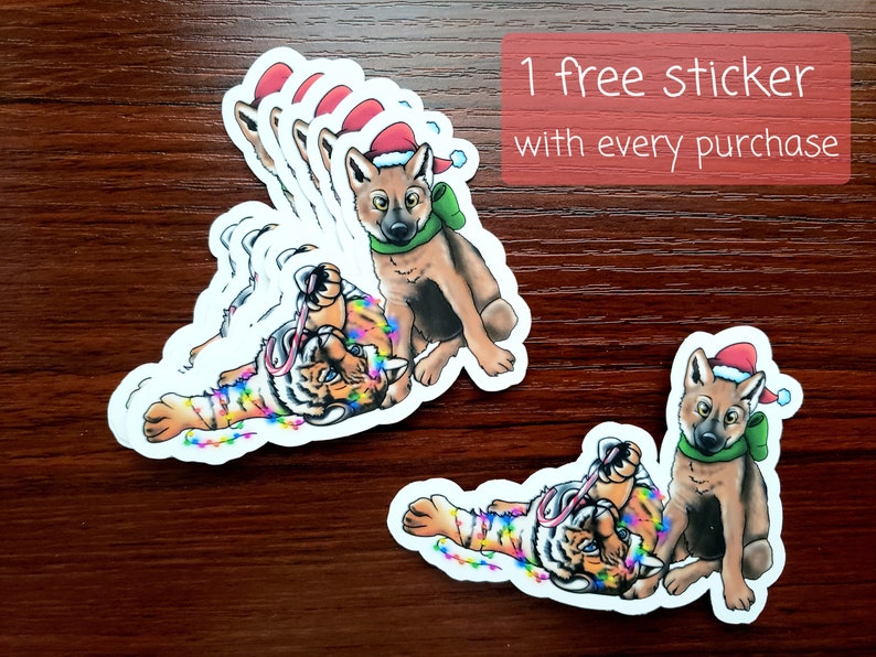 Goofy Pet Stickers Variety Pack 8 Pcs