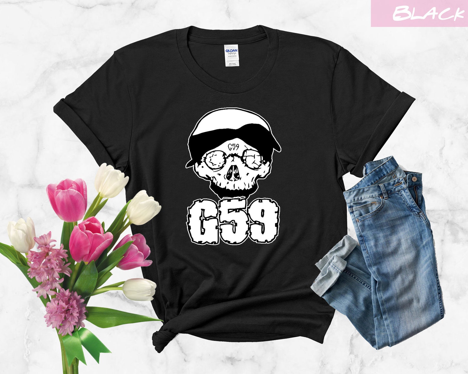 G59 Merch G59 Records Merch Black TShirt Tshirt Present Etsy