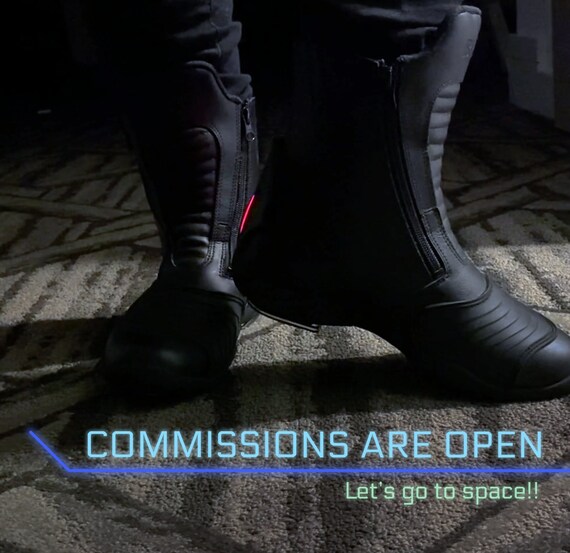 Custom Magboots for Expanse Cosplay leather Boots With Light | Etsy