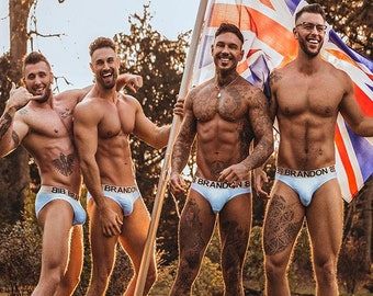 3 Pairs of Briefs Bundle - Men&#39;s Sexy Gay Underwear Briefs Bundle