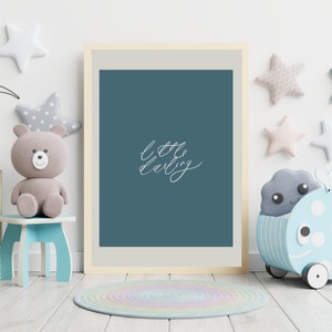 Little Darling Quote, Quote Calligraphy, Calligraphy Art, Inspirational Quote, Baby Shower Gift, Nursery Wall Art, Baby Room Decor