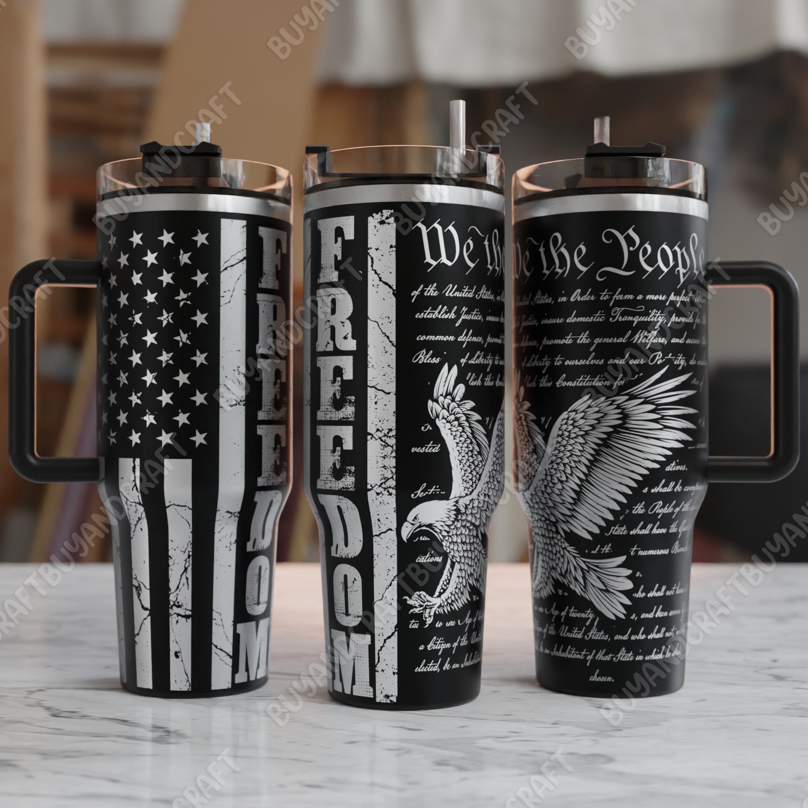 Vintage Chris Craft with Distressed Flag Stainless Steel Travel Mug Vintage Chris Craft with Distressed Flag Stainless Steel Travel Mug