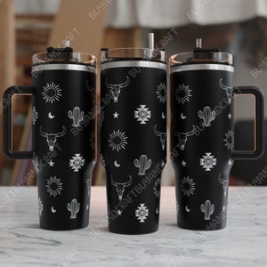 40oz Tumbler Wrap, Western Cowgirl , Tumbler Laser Design, Tumbler Laser Engraved Svg, Tumbler Designs