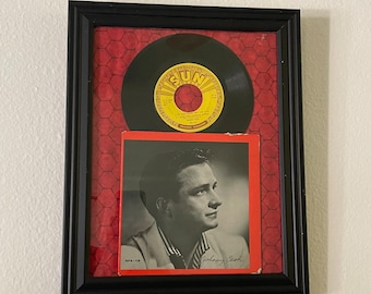 Vintage Johnny Cash Wanddekor