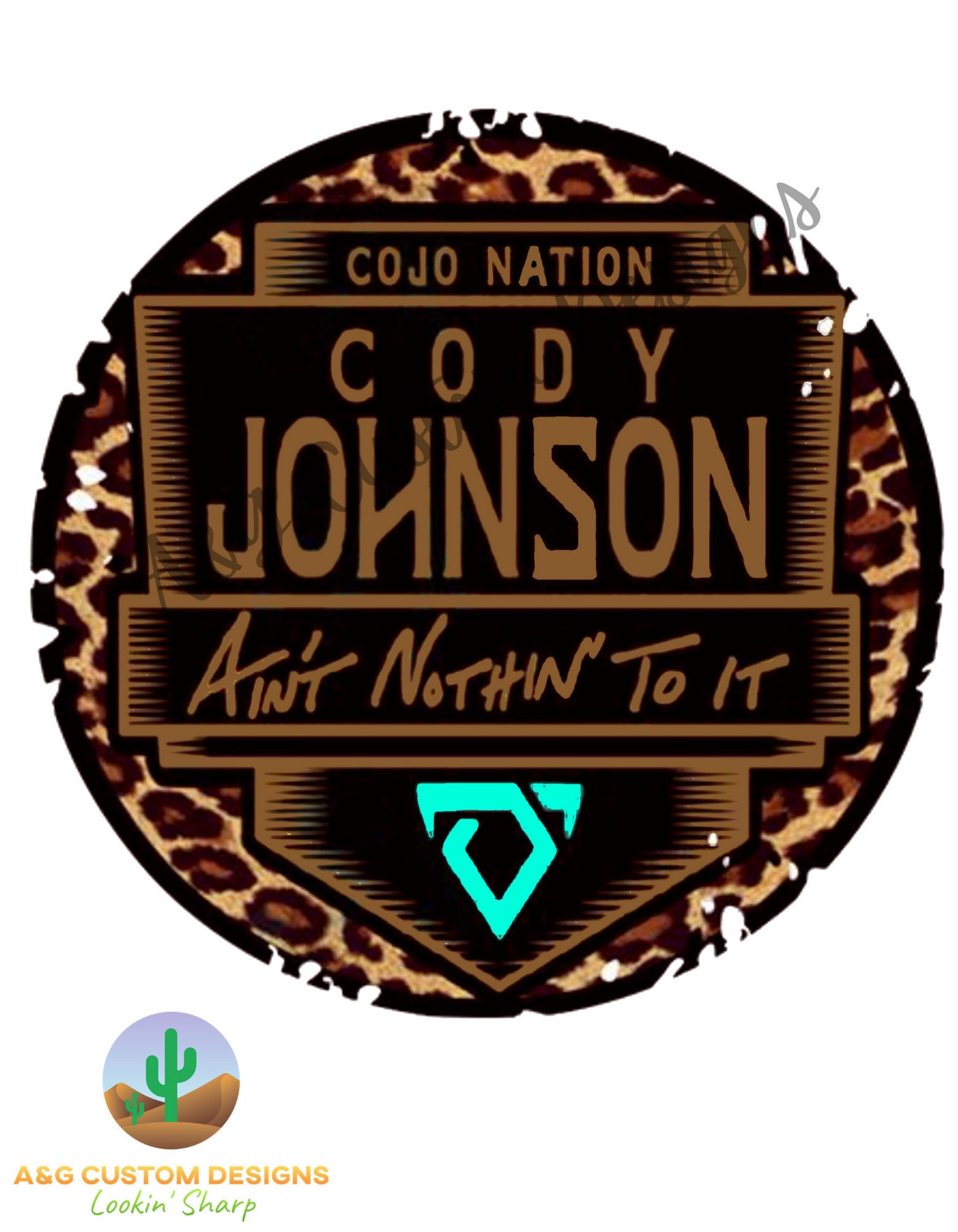 Cody Johnson Ain't Nothin' To It Sublimation Transfer Etsy