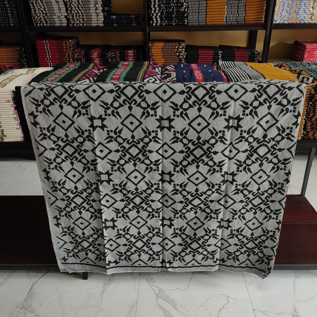 2.5 Yd Indonesian Handwoven Ikat Fabric, Block Print Fabric, Sarong ...